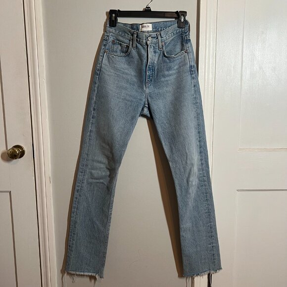 AGOLDE Cherie High Rise Straight Jeans | Size 24 - Picture 3 of 8